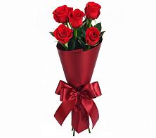 Букет 5 Красных роз Эдлесс Лав в Киселевске