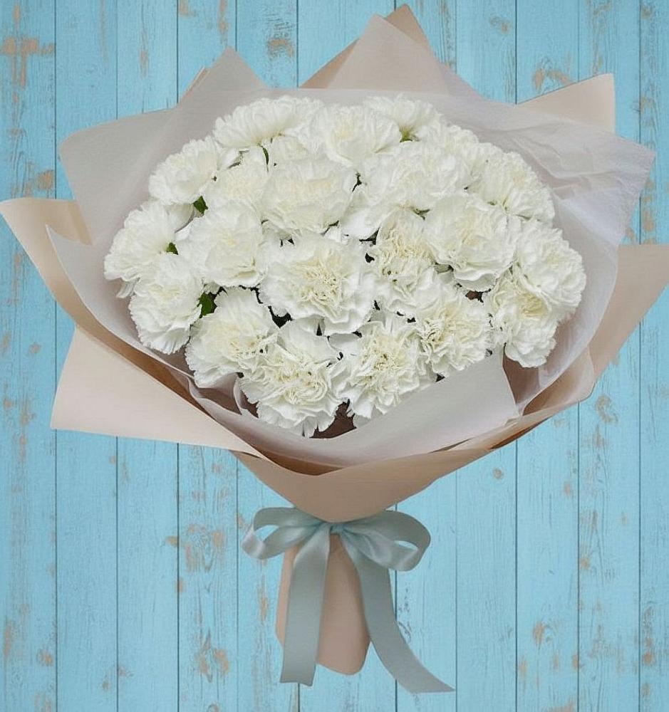 Букет цветов из: Гвоздики в Киселевске