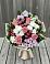 Букет цветов из: Альстромерии, Гвоздики, Розы и Хризантемы в Киселевске