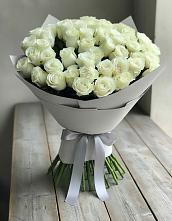 Букет 35 Белых роз в Киселевске