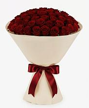 Букет 101 Бордовая роза Блэк Бакарра в Киселевске