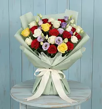 Букет цветов из:  Розы в Киселевске
