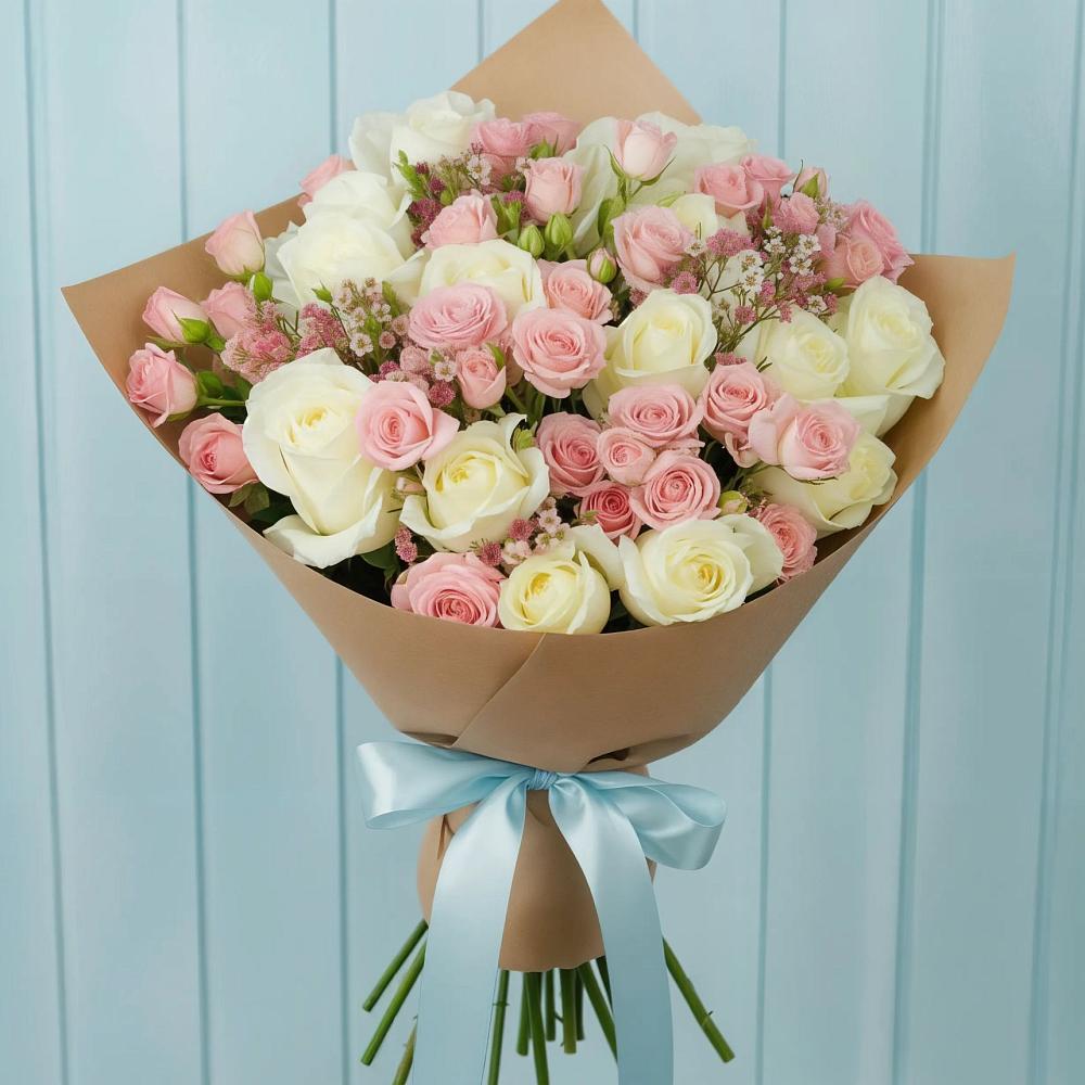 Букет цветов из: Розы в Киселевске