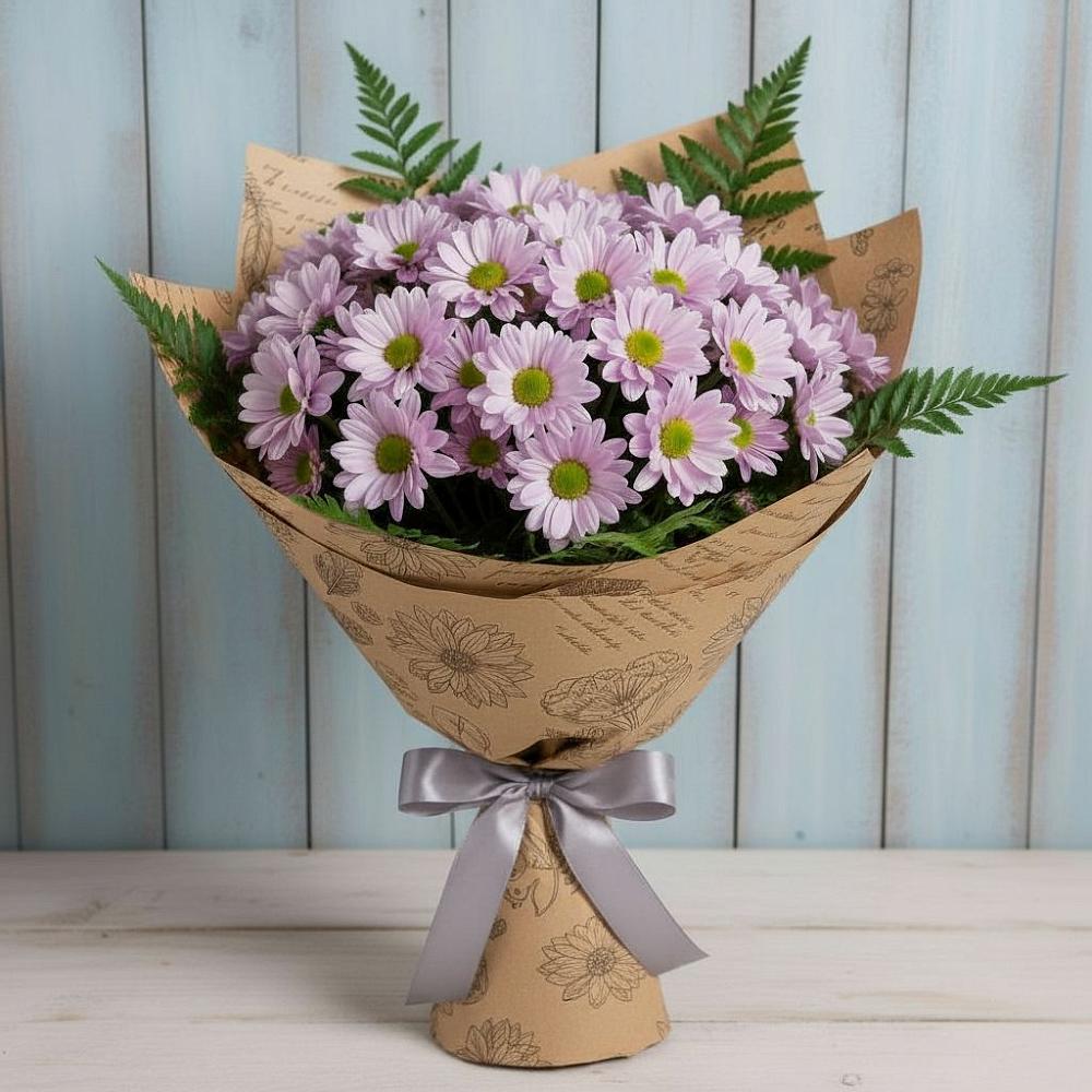 Букет цветов из: Хризантемы в Киселевске
