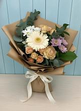 Букет цветов из:  Герберы и Хризантемы в Киселевске
