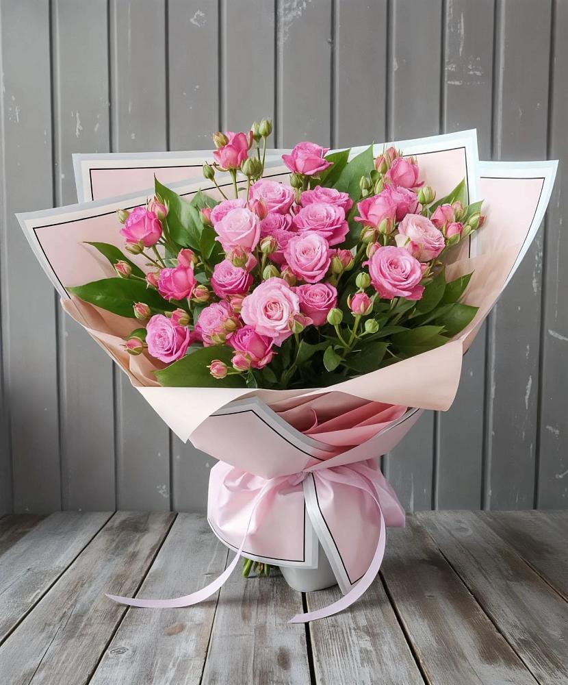 Букет Розовый кустик в Киселевске