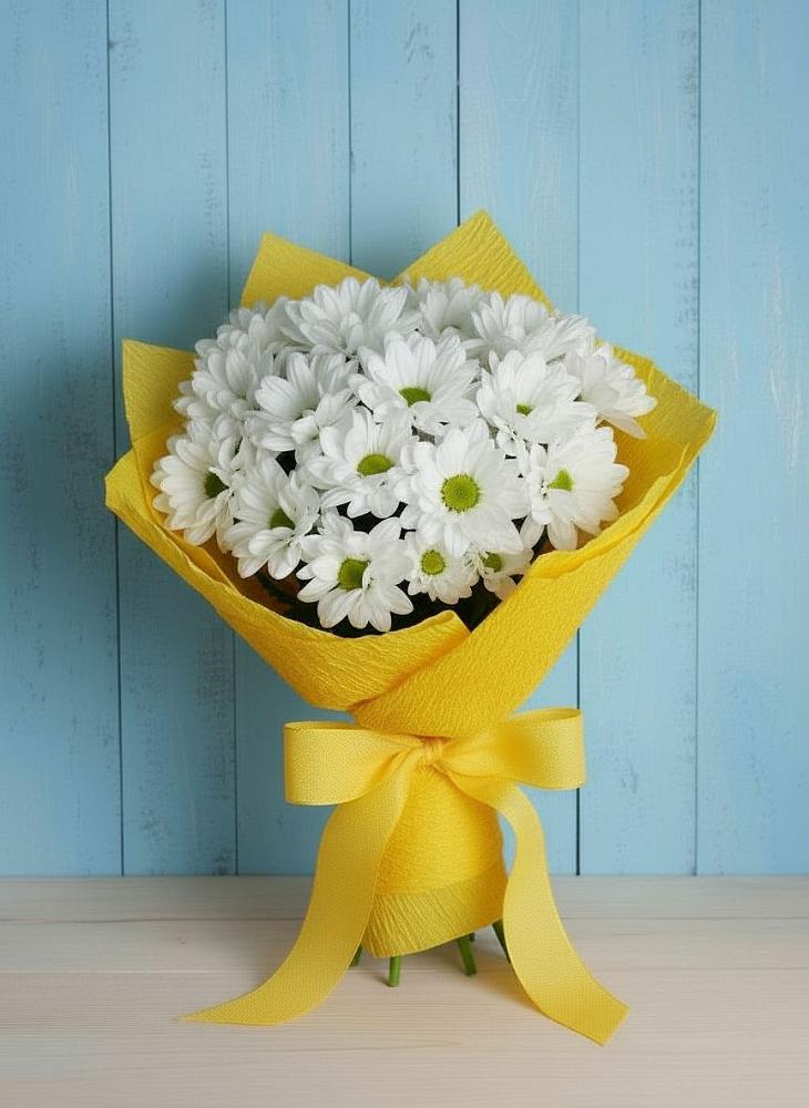 Букет цветов из: Хризантемы в Киселевске