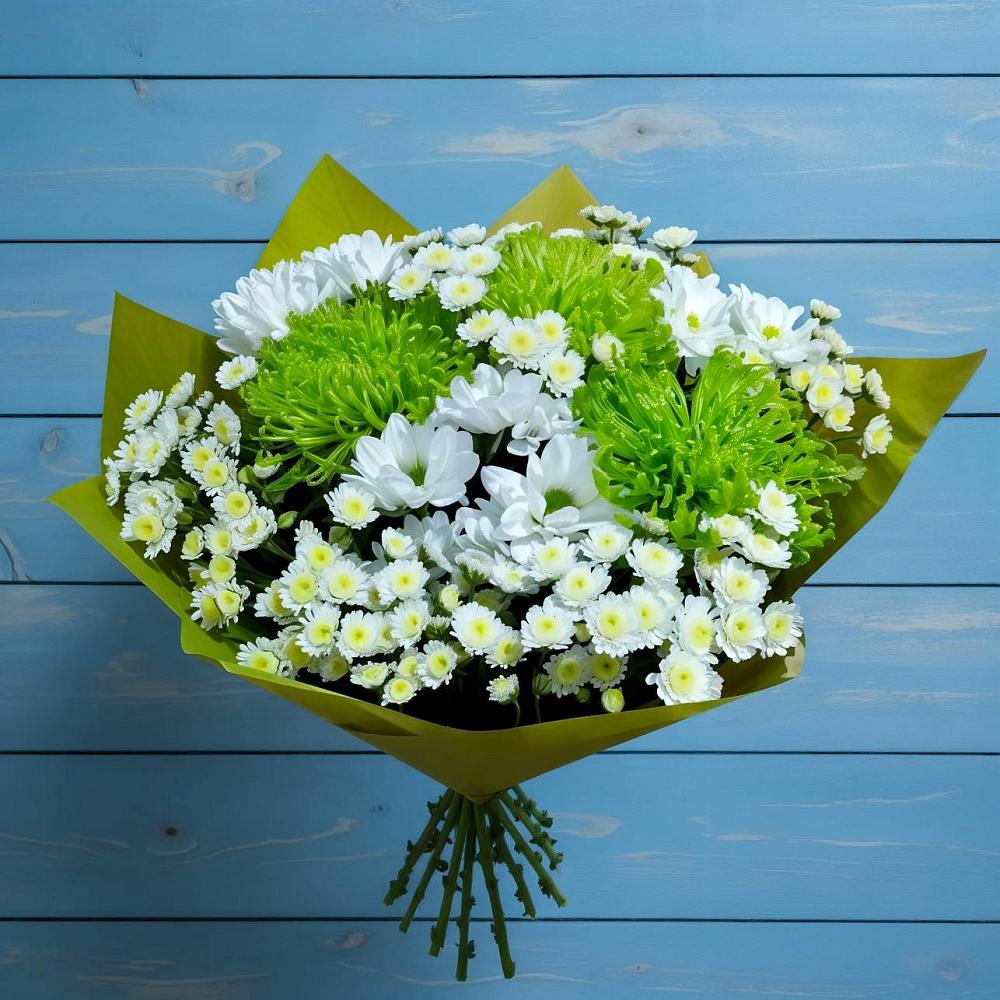 Букет цветов из: Хризантемы в Киселевске
