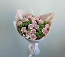 Букет цветов из:  Розы и Хризантемы в Киселевске