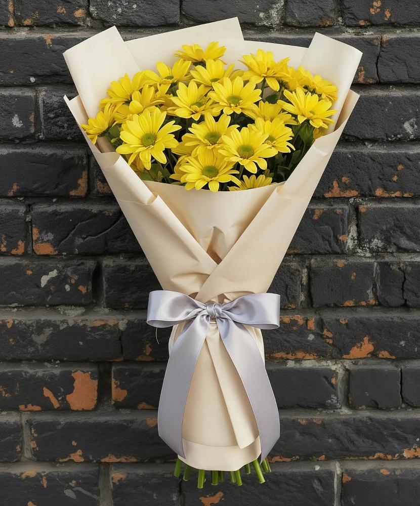 Букет цветов из: Хризантемы в Киселевске