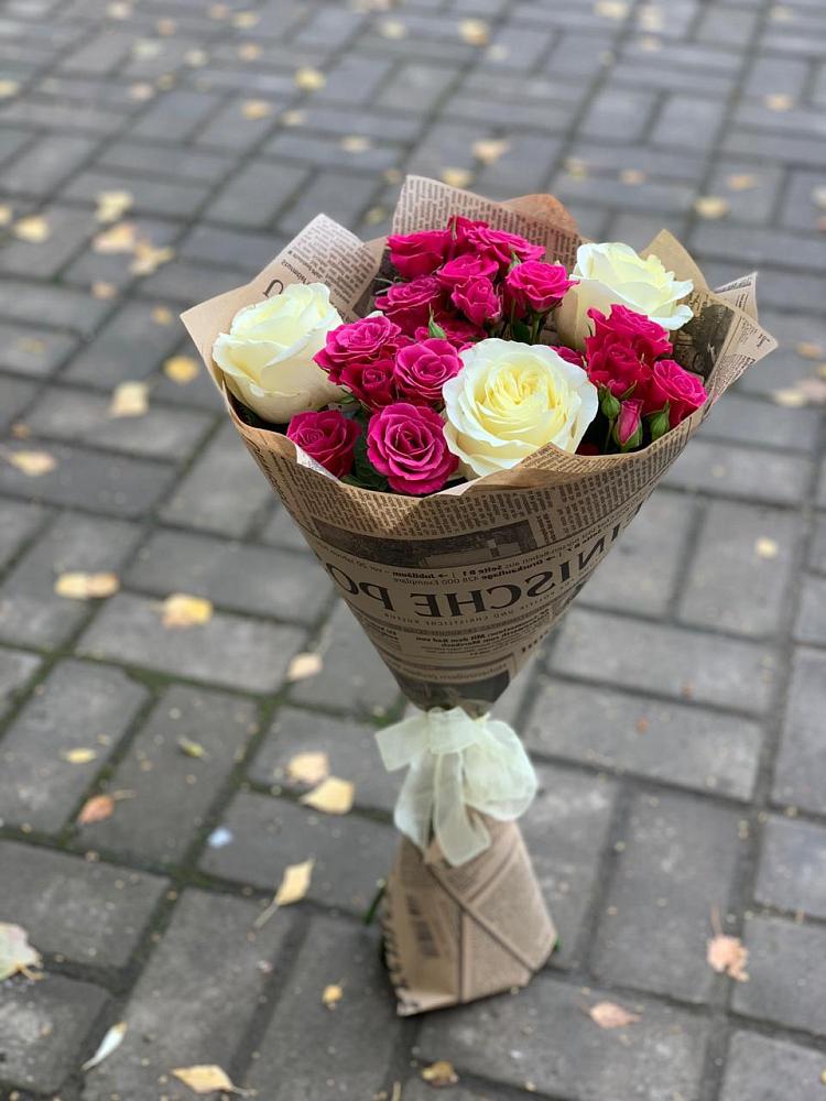 Букет цветов из: Розы в Киселевске