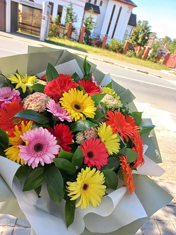 Букет цветов из: Герберы в Киселевске